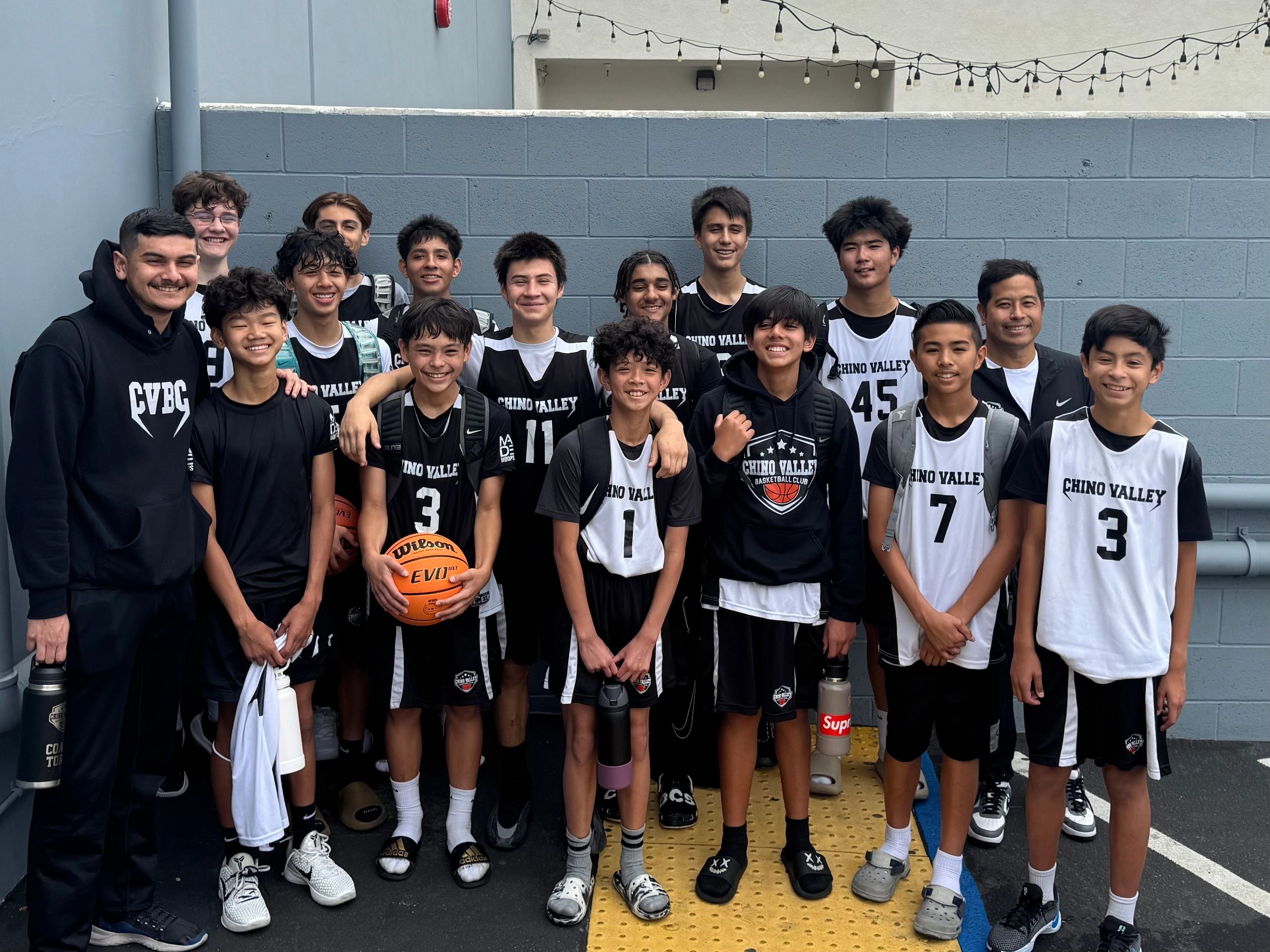 CVBC youth basketball players